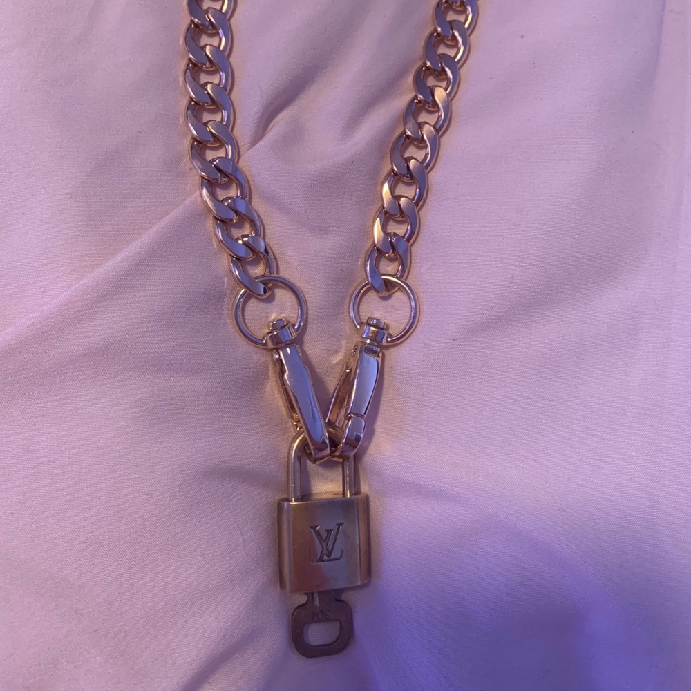 LV Lock Necklace